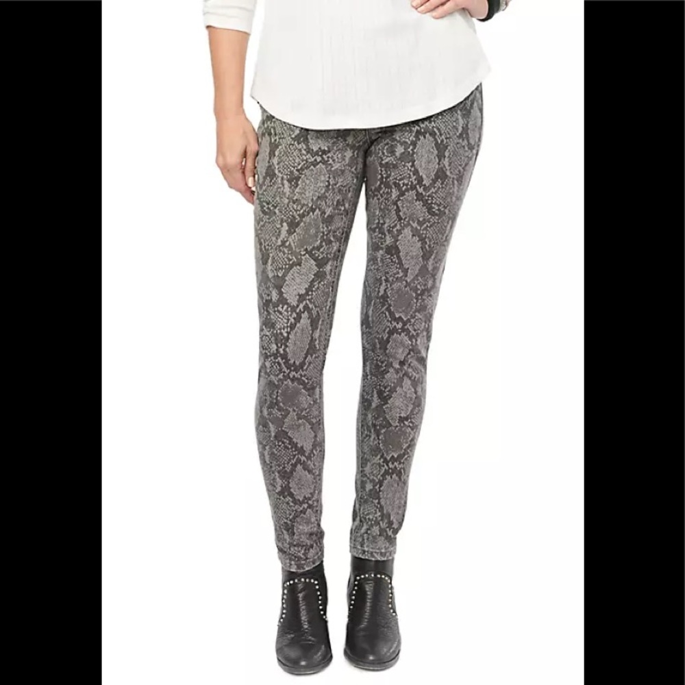 Democracy Absolution snake print skinny jeans Sz6